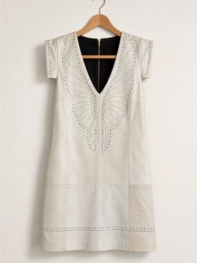 NWT French Connection Genuine Leather Dress